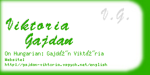 viktoria gajdan business card